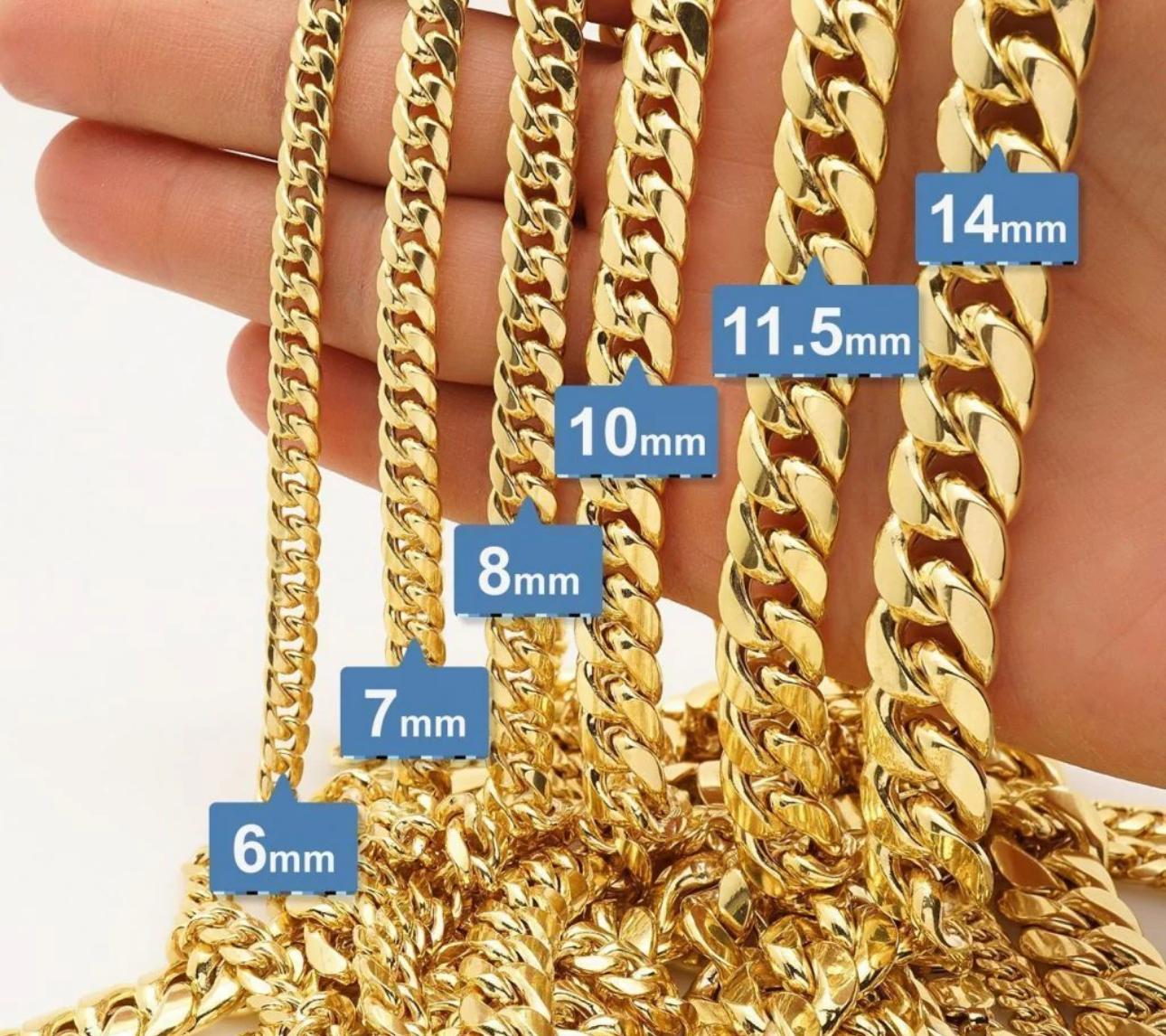mm Chains – Bold &amp; Statement-Making ● 14K Miami Cuban Link Chain - 10mm ○ Price: