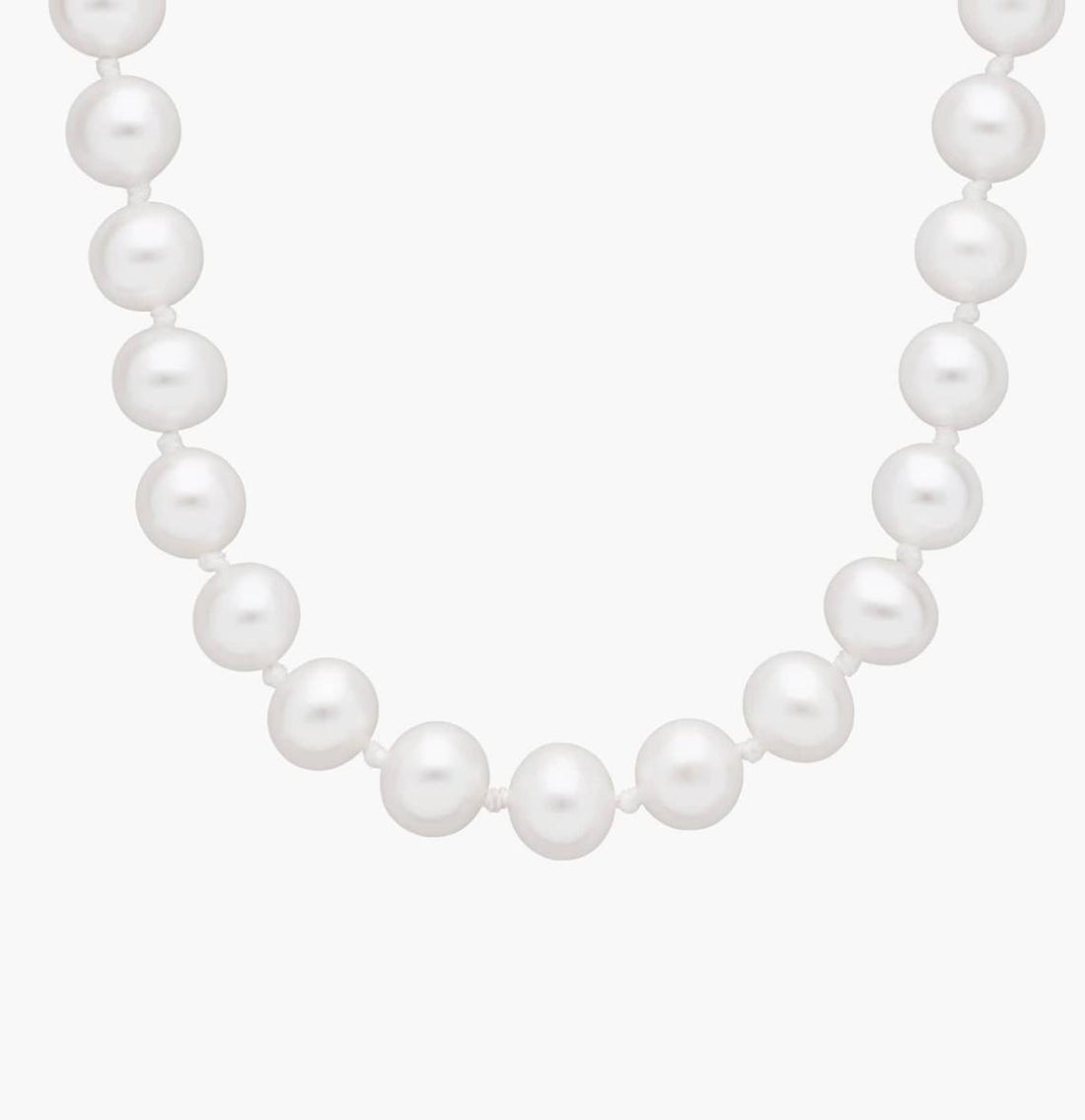 " Freshwater Cultured Pearl Strand With 14k Yellow Gold (6-6.5mm)