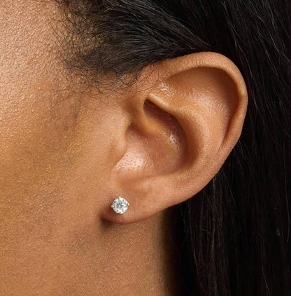 Nayural Diamond Stud Earrings In 14k Yellow Gold (1/2 Ct. Tw.)